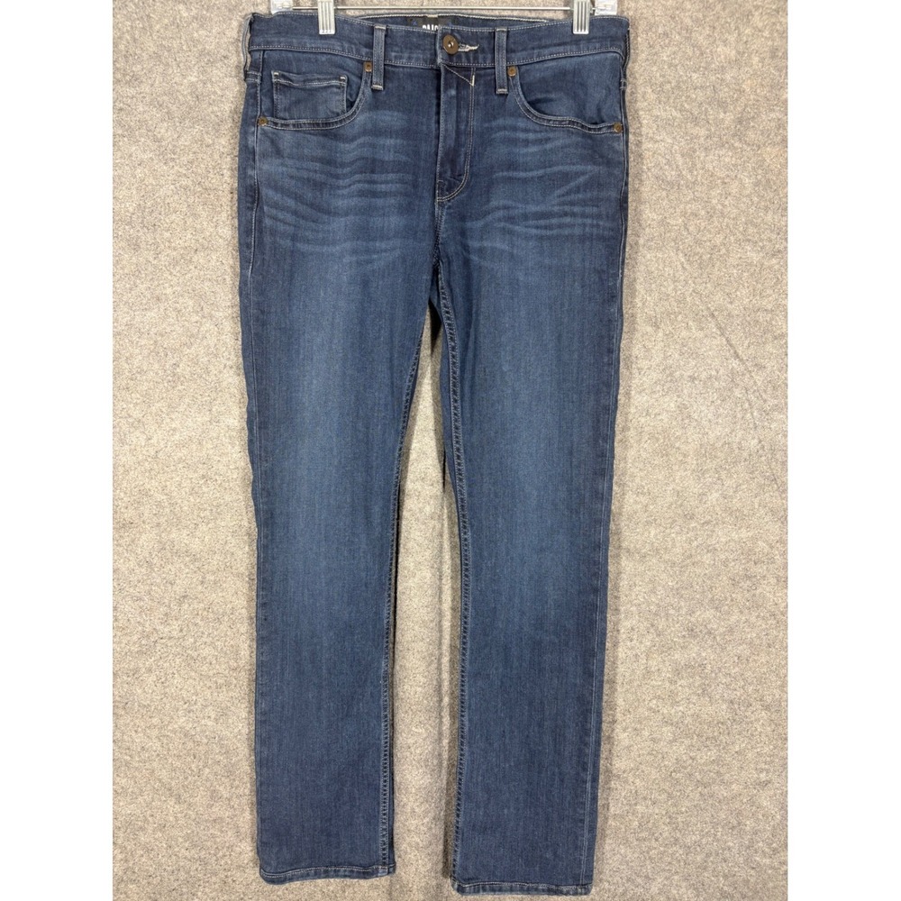 Paige Federal Slim Straight Leg Jeans Mens 30 Dark Wash Indigo W8249